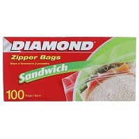 Diamond Zipper Bag Sandwich 100bags
